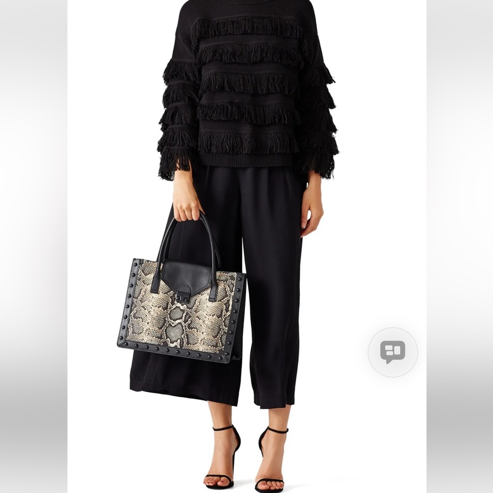 Loeffler Randall studded East West work tote